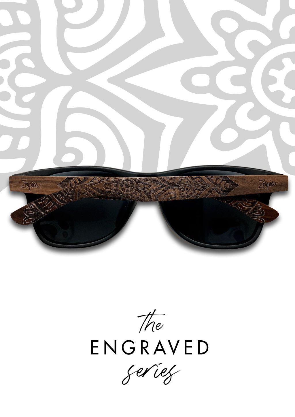 Eyewood | Engraved wooden sunglasses - Mandala