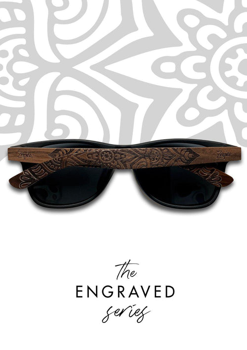 Eyewood | Engraved wooden sunglasses - Mandala